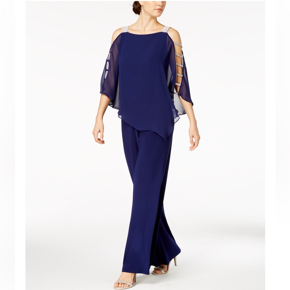 MSK NAVY BLUE JUMPSUIT SIZE M